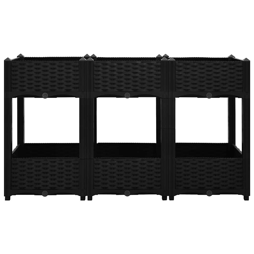 vidaXL Ζαρντινιέρα 120 x 40 x 71 εκ. από Πολυπροπυλένιο - Image 3