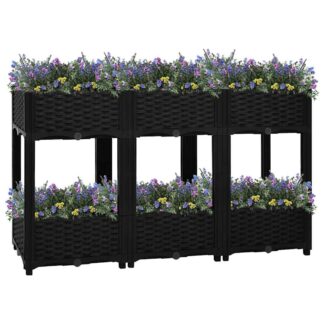 vidaXL Ζαρντινιέρα 120 x 40 x 71 εκ. από Πολυπροπυλένιο