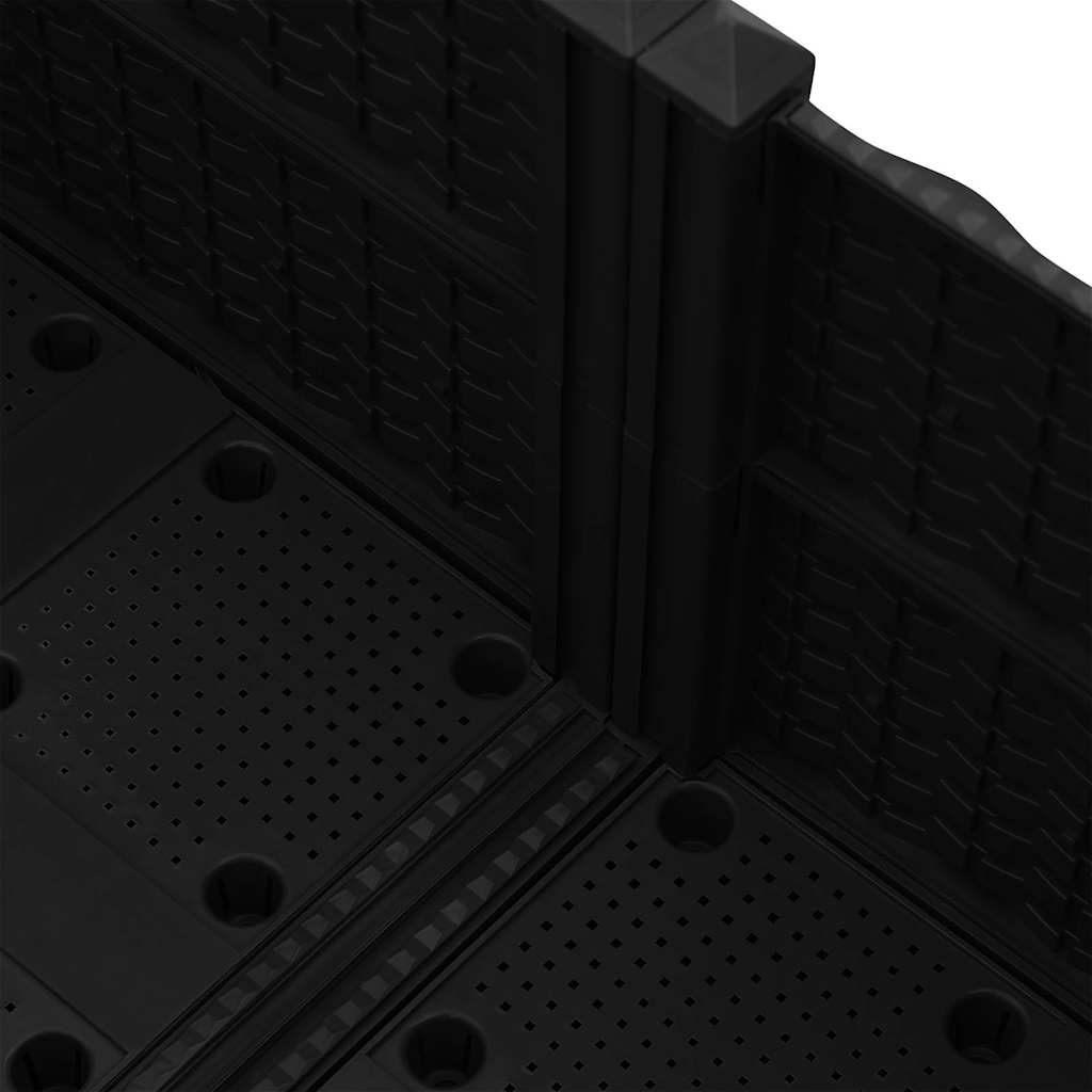 vidaXL Ζαρντινιέρα 80 x 80 x 23 εκ. από Πολυπροπυλένιο - Image 4