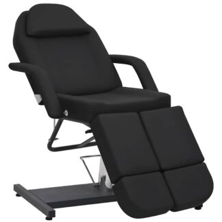 vidaXL Καρέκλα Αισθητικής Μαύρη 180 x 62 x 78 εκ. από Συνθετικό Δέρμα