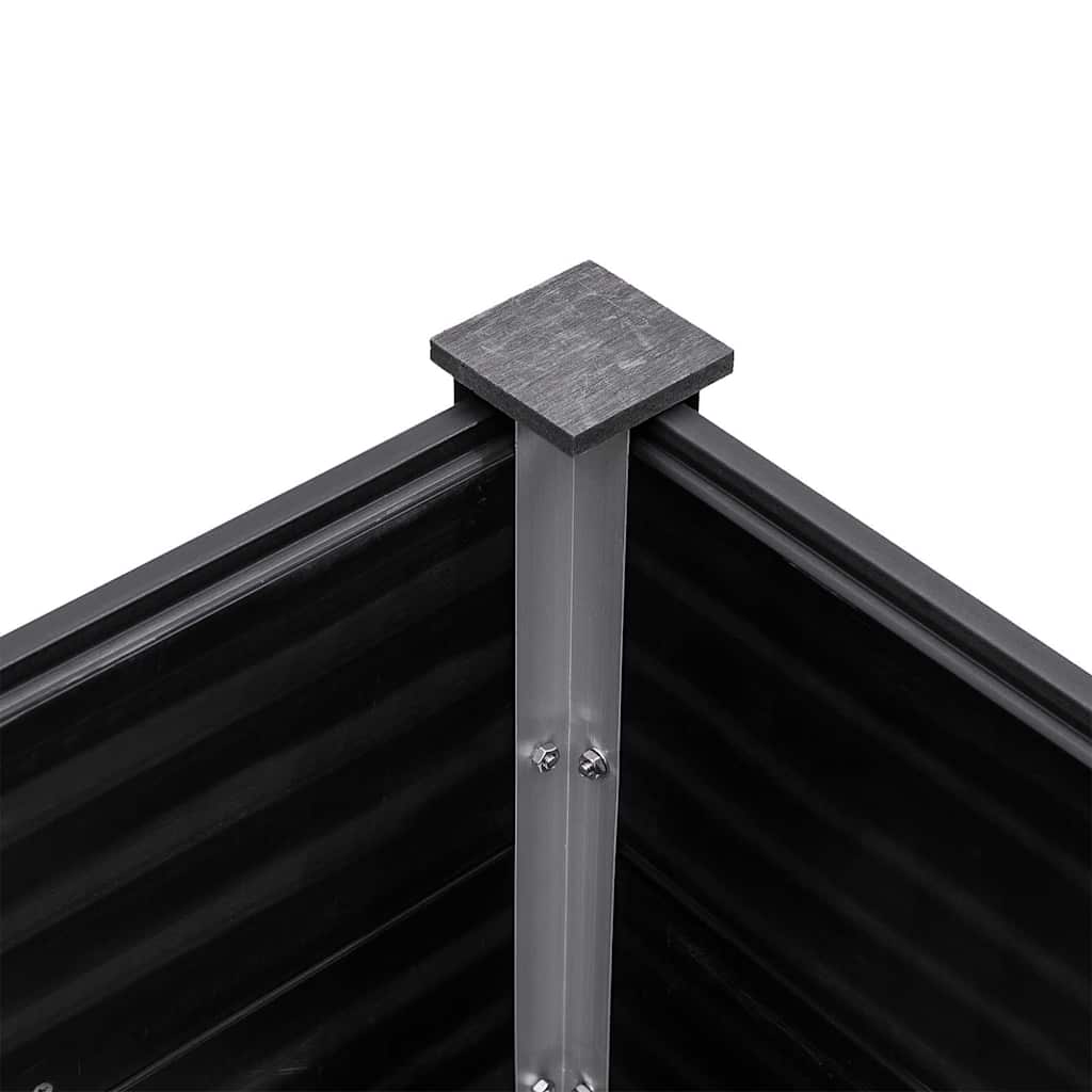 vidaXL Ζαρντινιέρα Υπερυψωμένη Γκρι 300 x 50 x 54 εκ. από WPC - Image 5