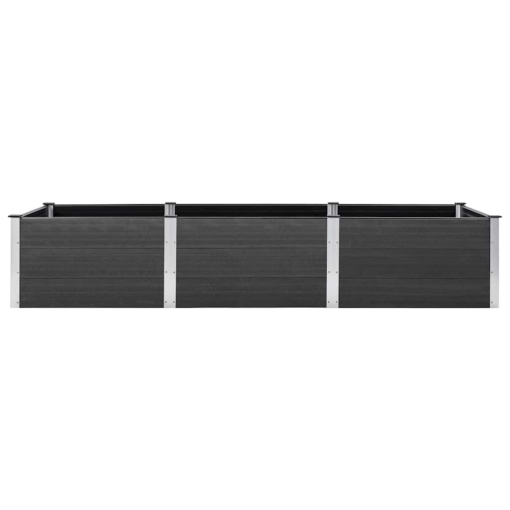 vidaXL Ζαρντινιέρα Κήπου Υπερυψωμένη Γκρι 300 x 100 x 54 εκ. από WPC - Image 3
