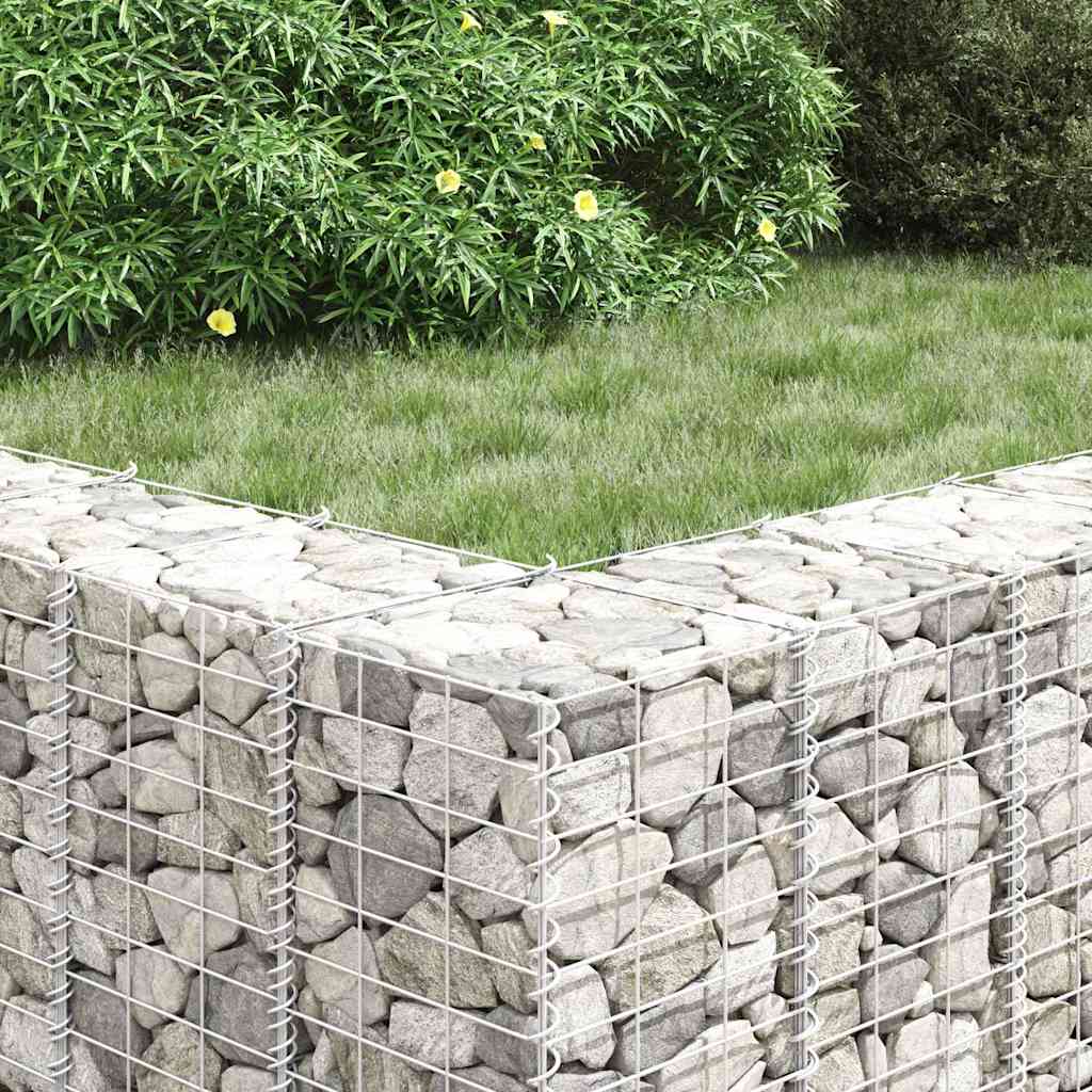 vidaXL Συρματοκιβώτια-Γλάστρες Υπ. 4τεμ 30x30x50/100/150/200εκ Σιδερ. - Image 3
