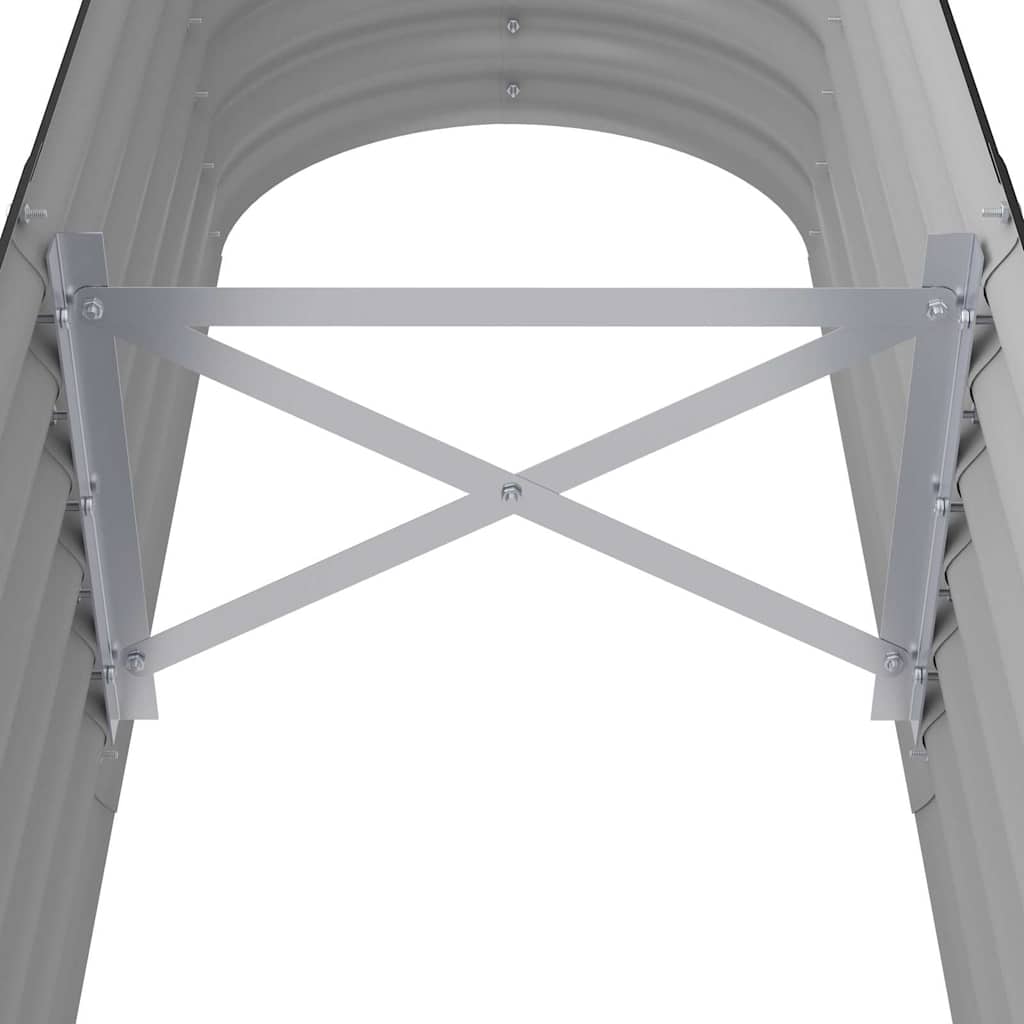 vidaXL Ζαρντινιέρα Υπερυψ. Ανθρακί 114x40x36 εκ. Γαλβανισμένος χάλυβας - Image 5