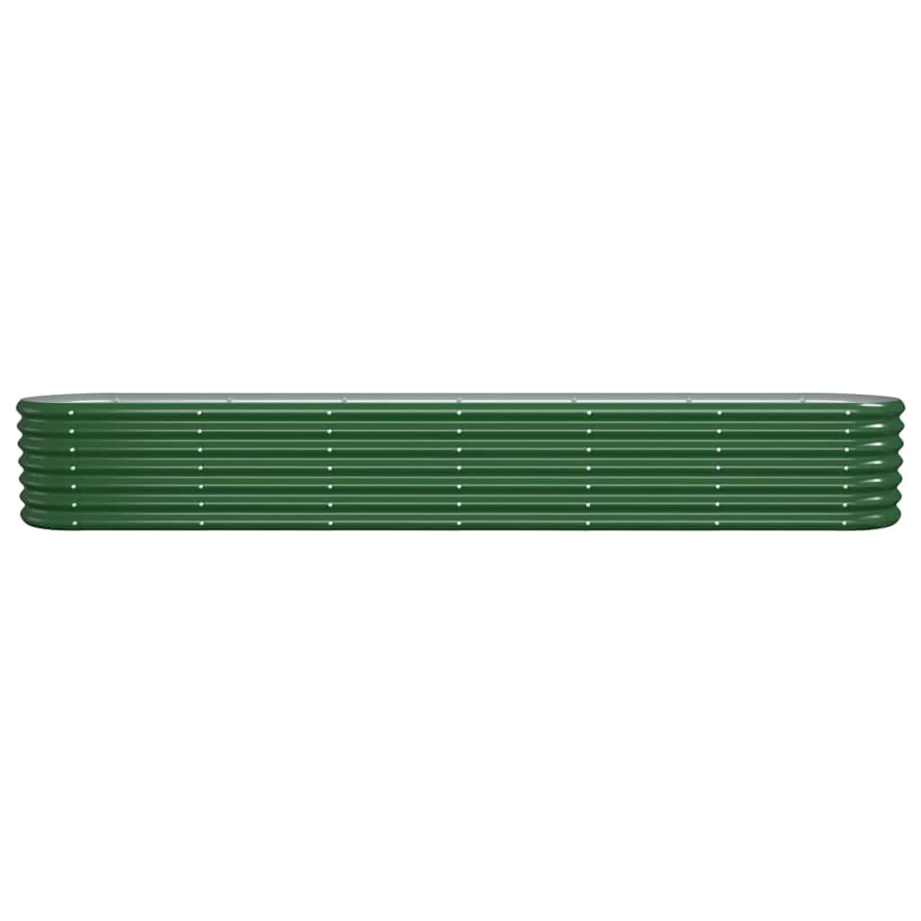 vidaXL Ζαρντινιέρα Πράσινη 260x40x36 εκ Γαλβανισμένος χάλυβας - Image 3