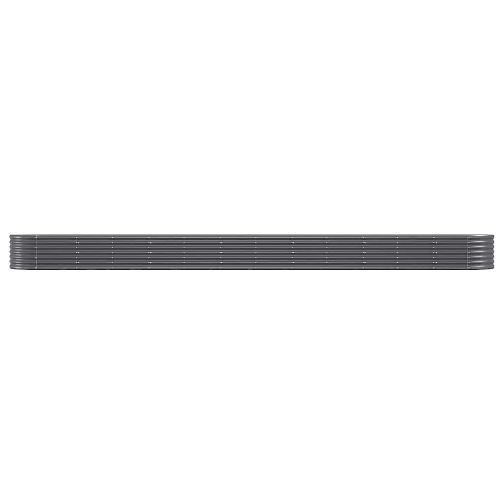 vidaXL Ζαρντινιέρα Ανθρακί 512x80x36 εκ Γαλβανισμένος χάλυβας - Image 3