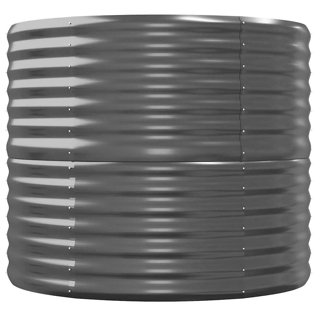 vidaXL Ζαρντινιέρα Ανθρακί 440x80x68 εκ Γαλβανισμένος χάλυβας - Image 4