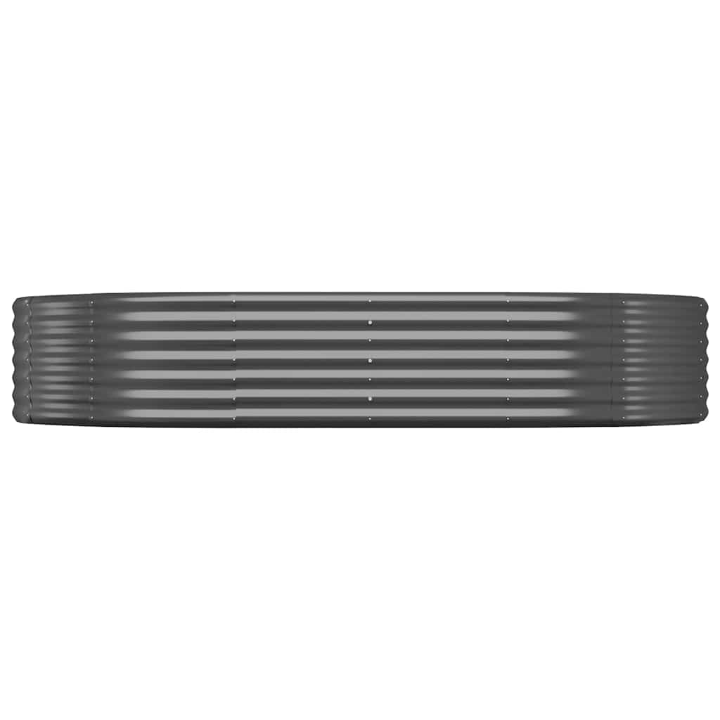 vidaXL Ζαρντινιέρα Ανθρακί 214x140x36εκ Γαλβανισμένος χάλυβας - Image 3