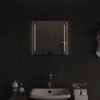 vidaXL Καθρέφτης Μπάνιου με LED 40x40 εκ.