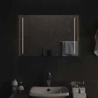 vidaXL Καθρέφτης Μπάνιου με LED 70x50 εκ.