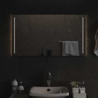 vidaXL Καθρέφτης Μπάνιου με LED 90x50 εκ.