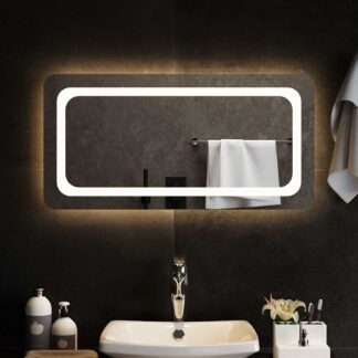 vidaXL Καθρέφτης Μπάνιου με LED 80x40 εκ.