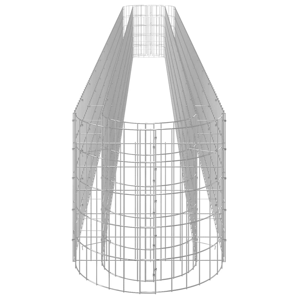 vidaXL Συρματοκιβώτιο-Γλάστρα Υπερυψωμένη 540x50x50 εκ. Γαλβαν. Ατσάλι - Image 5