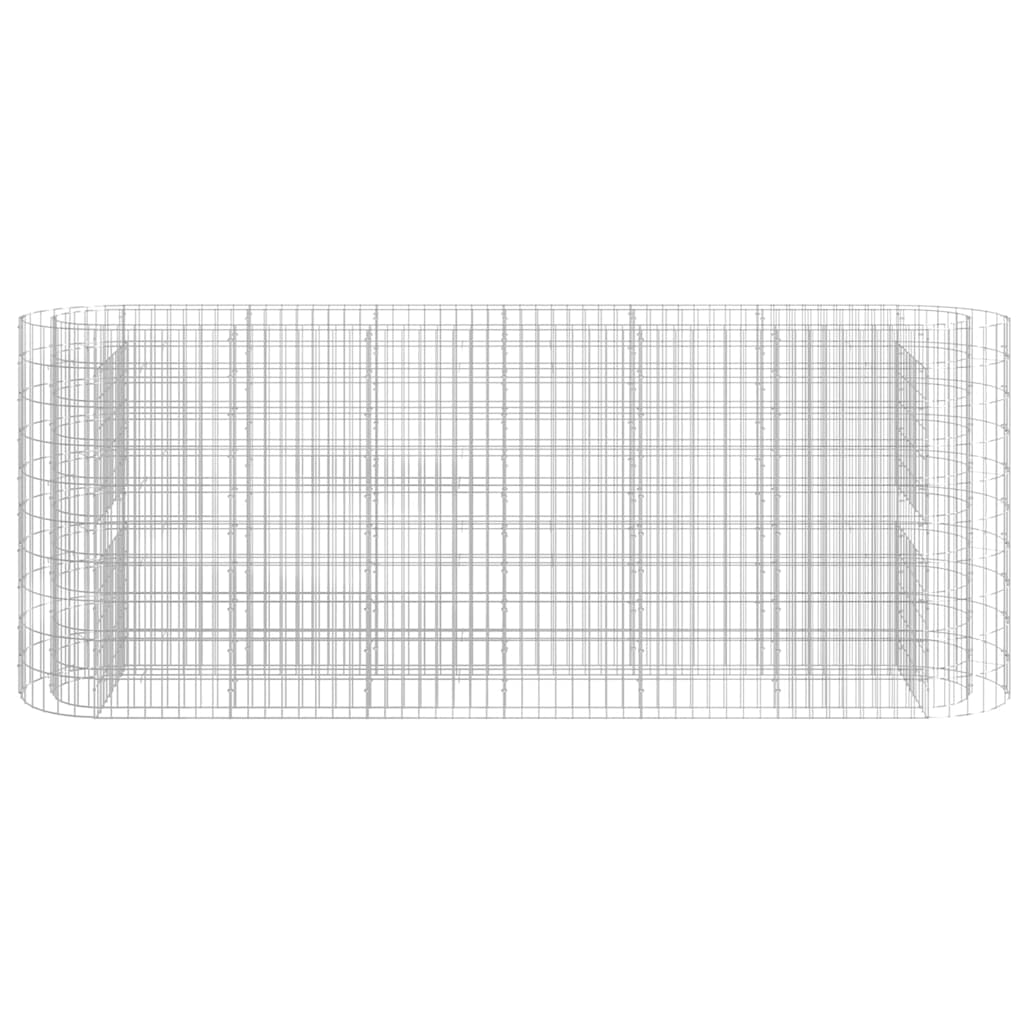 vidaXL Συρματοκιβώτιο-Γλάστρα Υπερυψωμένη 260x50x100 εκ Γαλβαν. Ατσάλι - Image 3