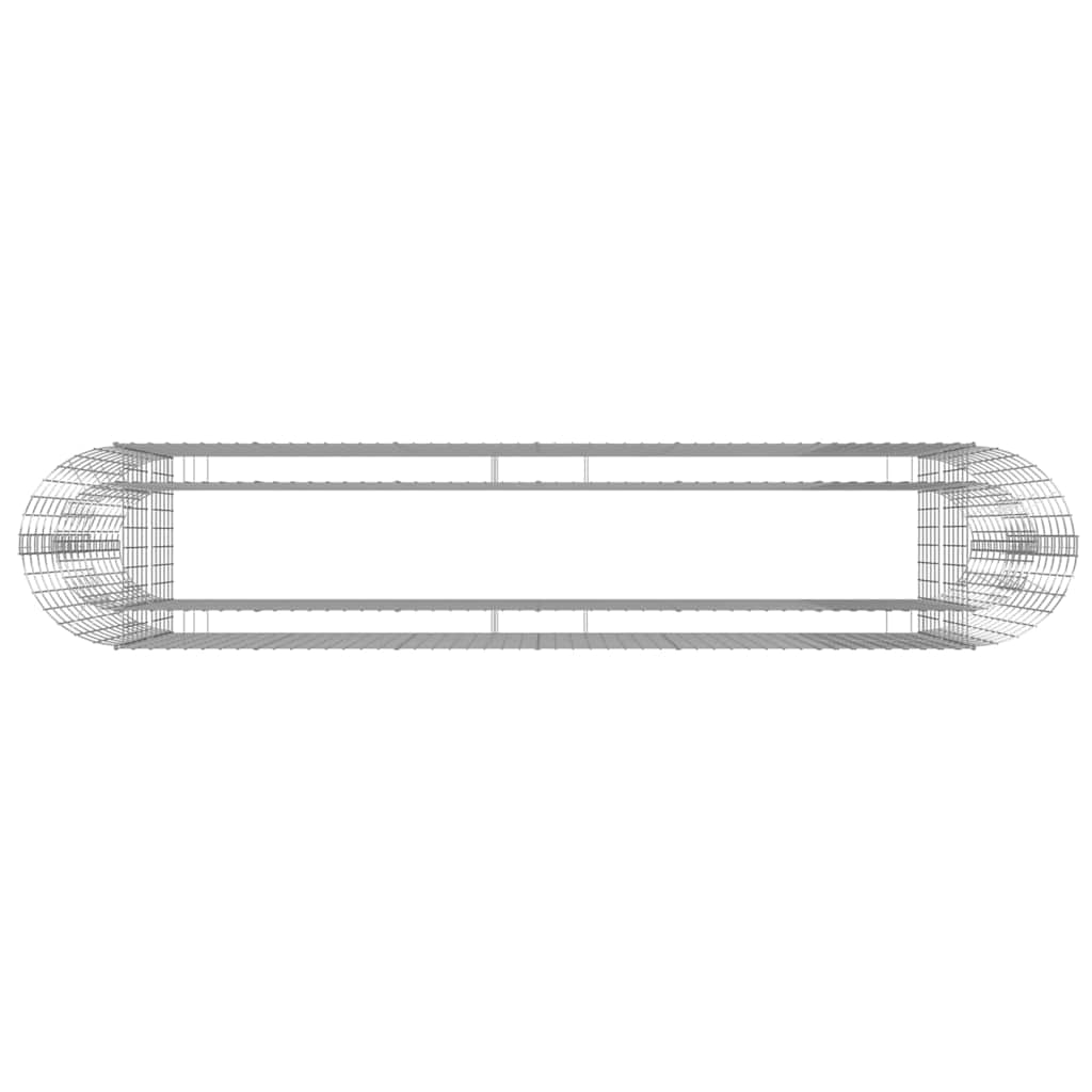 vidaXL Συρματοκιβώτιο-Γλάστρα Υπερυψωμένη 260x50x100 εκ Γαλβαν. Ατσάλι - Image 5