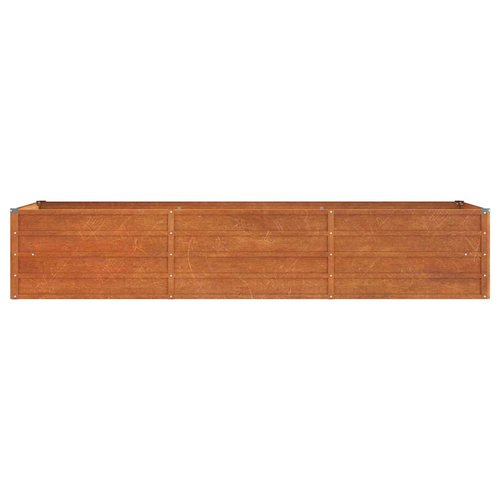 vidaXL Ζαρντινιέρα Σκουριασμένο 240x80x45 εκ. Ατσάλι Σκληρυθέν Αέρα - Image 4