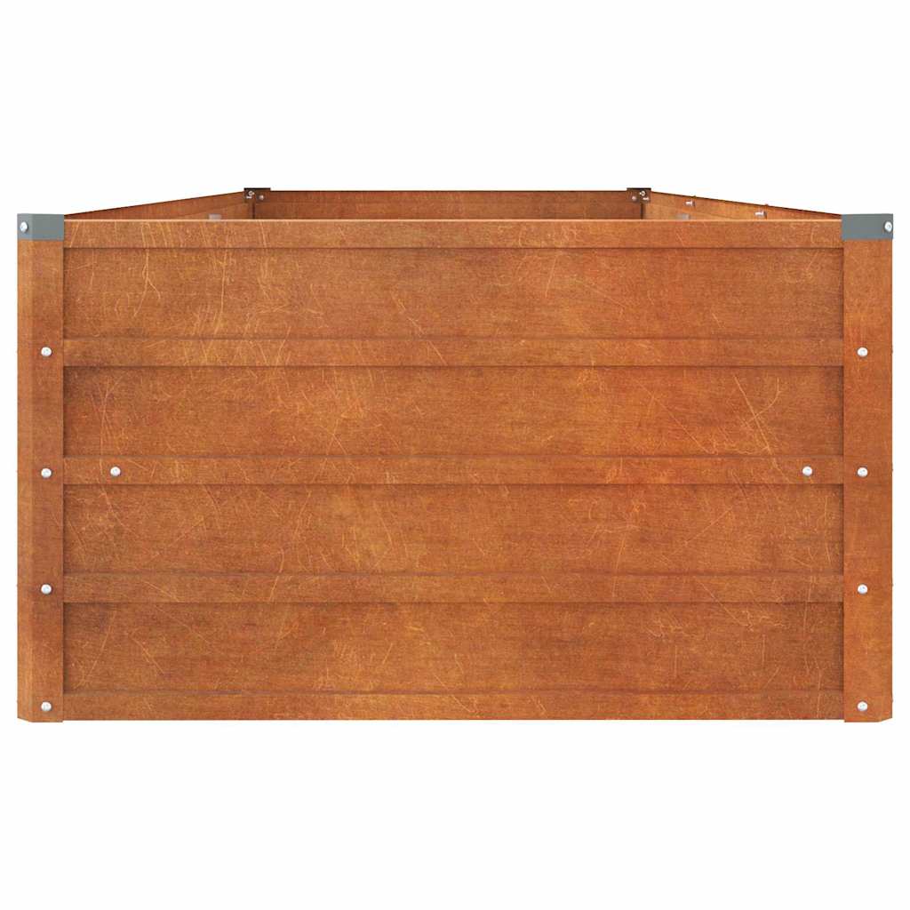 vidaXL Ζαρντινιέρα Σκουριασμένο 240x80x45 εκ. Ατσάλι Σκληρυθέν Αέρα - Image 5