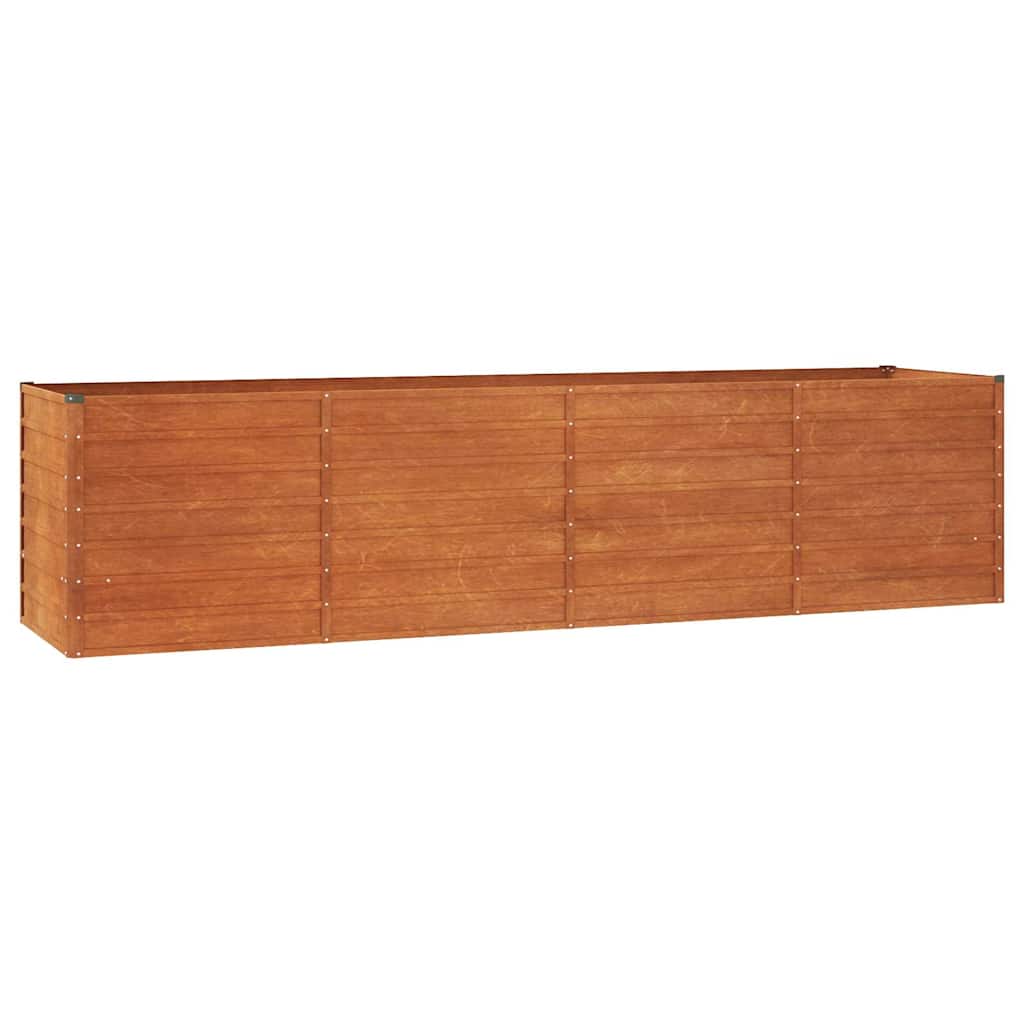 vidaXL Ζαρντινιέρα Σκουριασμένο 320x80x77 εκ. Ατσάλι Σκληρυθέν Αέρα - Image 2