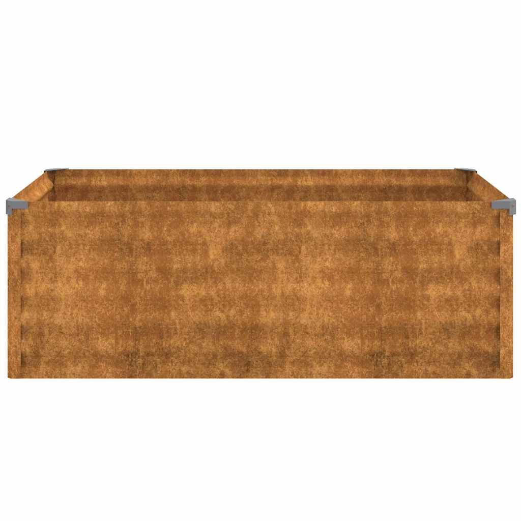 vidaXL Υπερυψωμένο Ζαρντινιέρα Κήπου 100 x 50 x 36 εκ. από Ατσάλι Corten - Image 4
