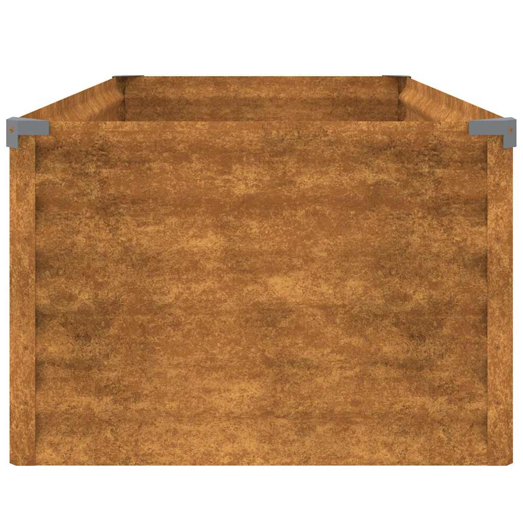 vidaXL Υπερυψωμένο Ζαρντινιέρα Κήπου 100 x 50 x 36 εκ. από Ατσάλι Corten - Image 5