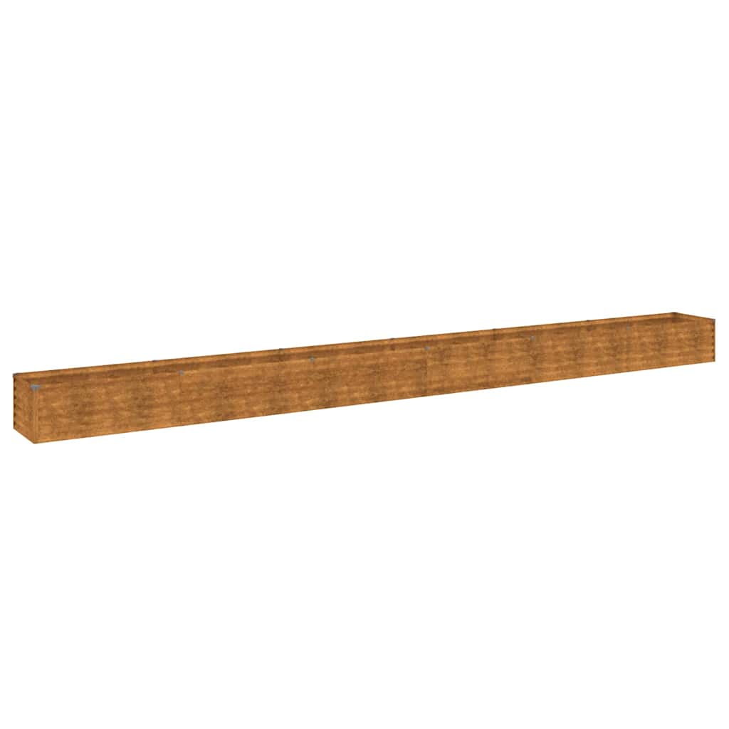 vidaXL Υπερυψωμένο Ζαρντινιέρα Κήπου 580x50x36 εκ. από Ατσάλι Corten - Image 2