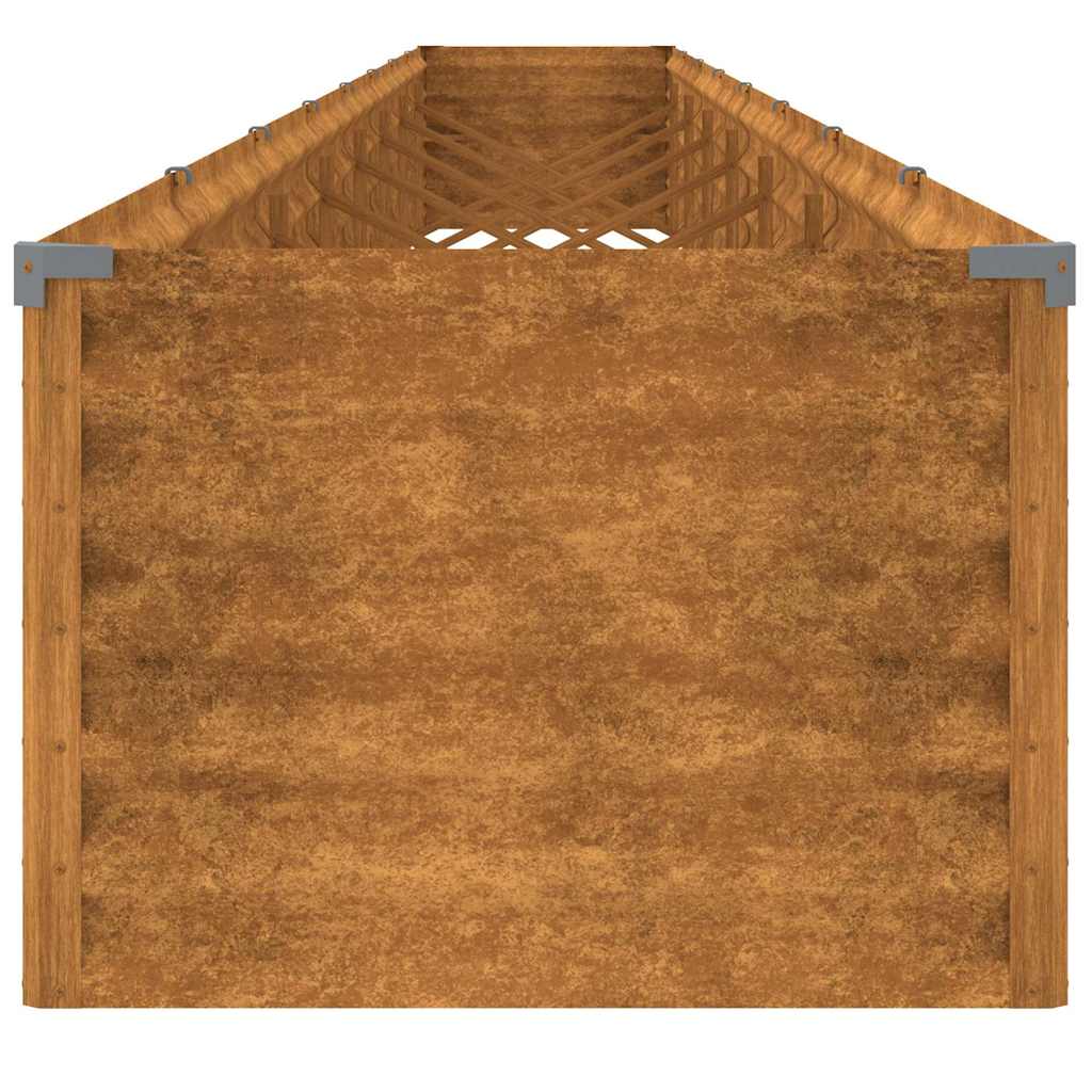 vidaXL Ζαρντινιέρα 770 x 50 x 36 εκ. από Ατσάλι Σκληρυθέν στον Αέρα - Image 5