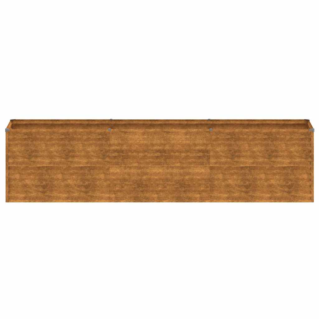 vidaXL Υπερυψωμένο Ζαρντινιέρα Κήπου 291 x 50 x 69 εκ. από Ατσάλι Corten - Image 4