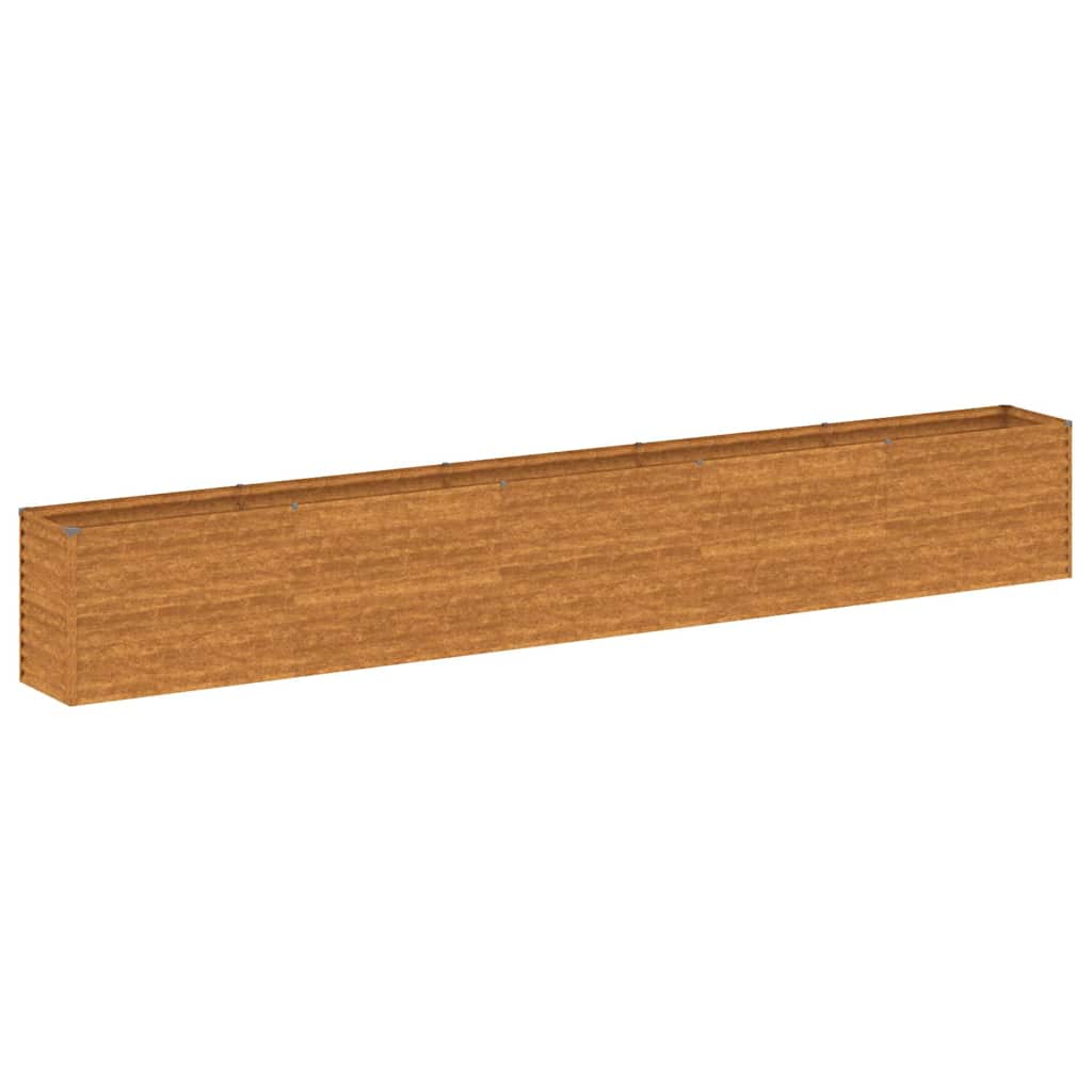 vidaXL Υπερυψωμένο Ζαρντινιέρα Κήπου 482 x 50 x 69 εκ. από Ατσάλι Corten - Image 2