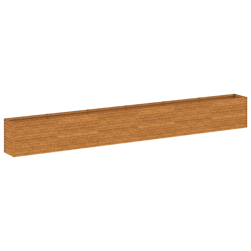 vidaXL Υπερυψωμένο Ζαρντινιέρα Κήπου 578 x 50 x 69 εκ. από Ατσάλι Corten - Image 2