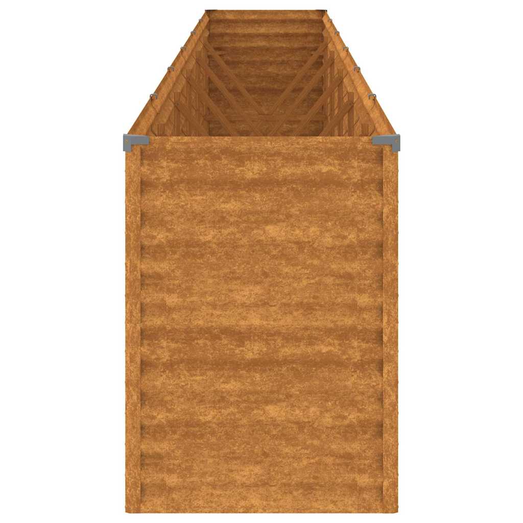 vidaXL Υπερυψωμένο Ζαρντινιέρα Κήπου 578 x 50 x 69 εκ. από Ατσάλι Corten - Image 5
