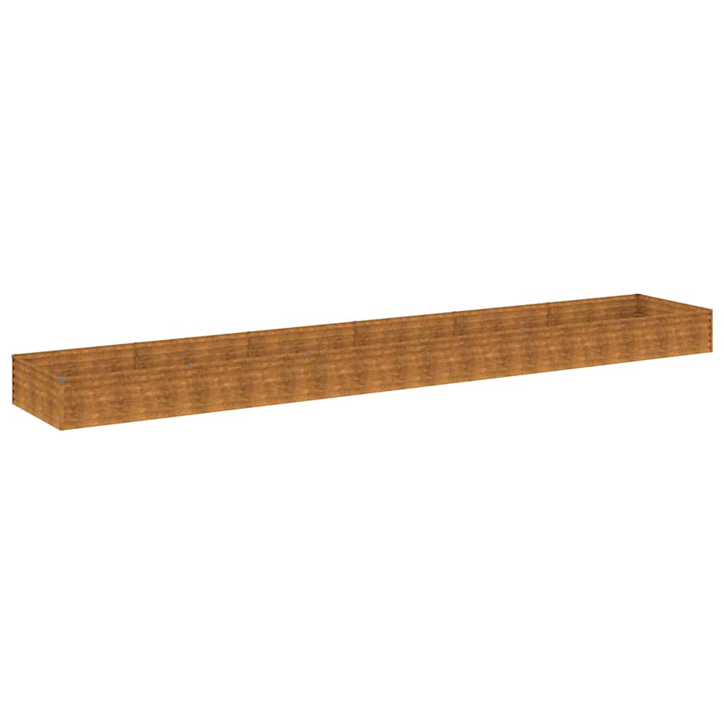 vidaXL Ζαρντινιέρα 579 x 100 x 36 εκ. από Ατσάλι Σκληρυθέν στον Αέρα - Image 2