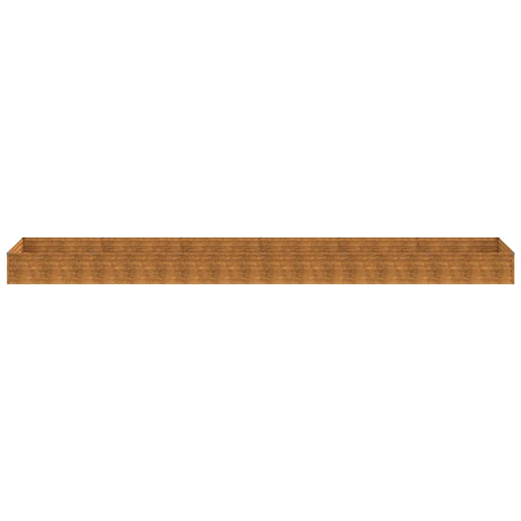 vidaXL Ζαρντινιέρα 579 x 100 x 36 εκ. από Ατσάλι Σκληρυθέν στον Αέρα - Image 4
