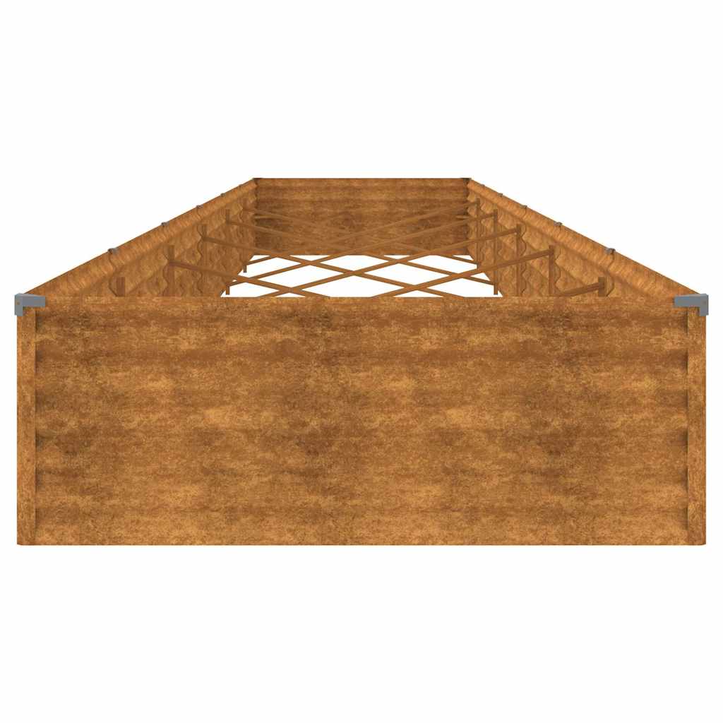 vidaXL Ζαρντινιέρα 579 x 100 x 36 εκ. από Ατσάλι Σκληρυθέν στον Αέρα - Image 5