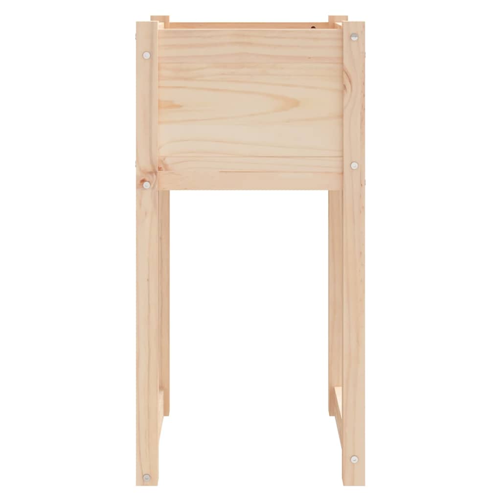 vidaXL Ζαρντινιέρες 2 τεμ. 40x40x81 εκ. από Μασίφ Ξύλο Πεύκου - Image 5