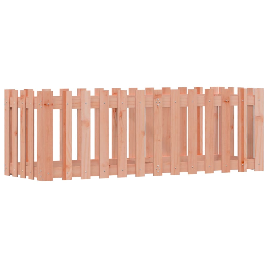 vidaXL Ζαρντινιέρα Υπερυψωμένη Φράχτης 150x50x50 εκ Μασίφ Ψευδοτσούγκα - Image 2