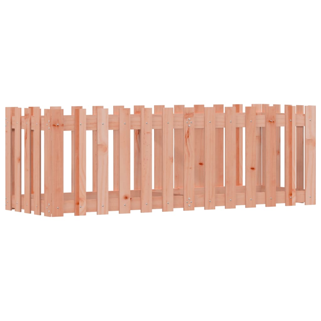 vidaXL Ζαρντινιέρα Υπερυψωμένη Φράχτης 150x50x50 εκ Μασίφ Ψευδοτσούγκα - Image 4