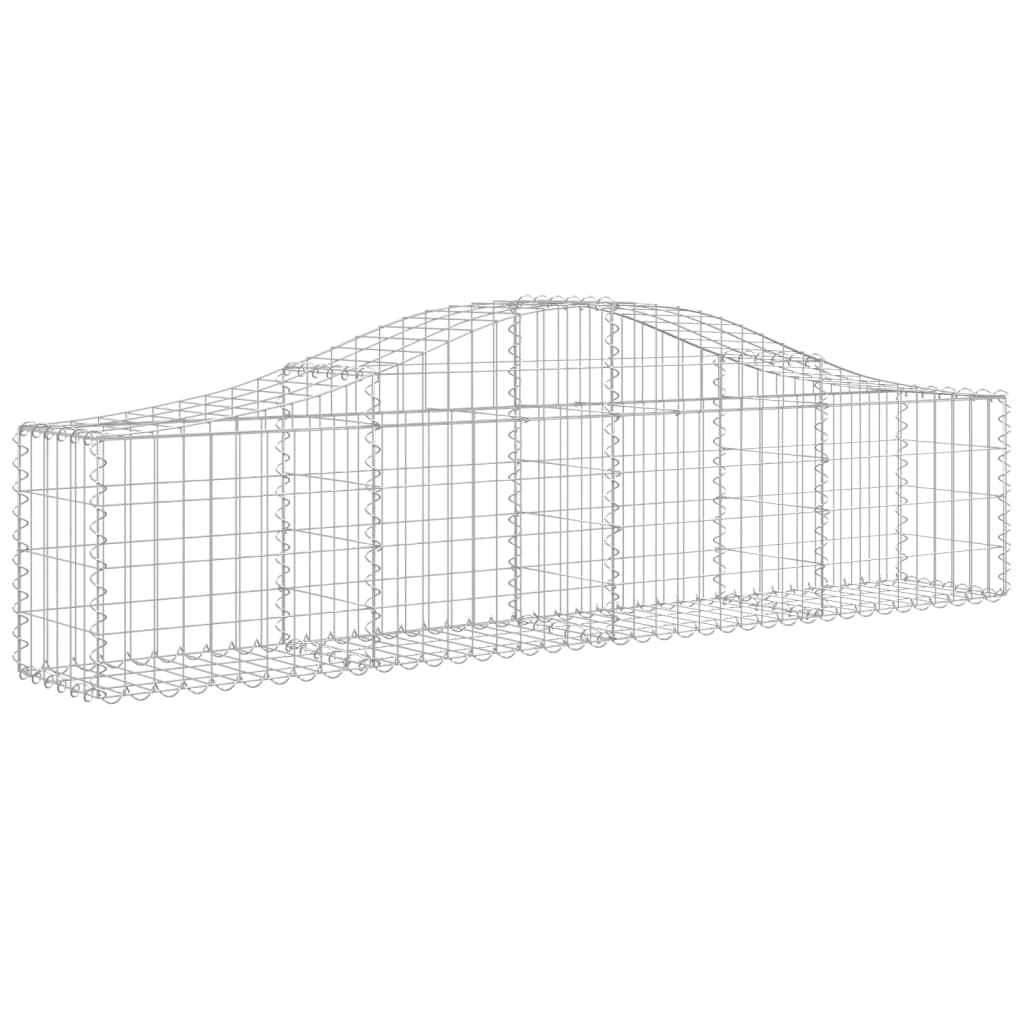 vidaXL Συρματοκιβώτια Τοξωτά 9 τεμ. 200x30x40/60 εκ. Γαλβαν. Ατσάλι - Image 3