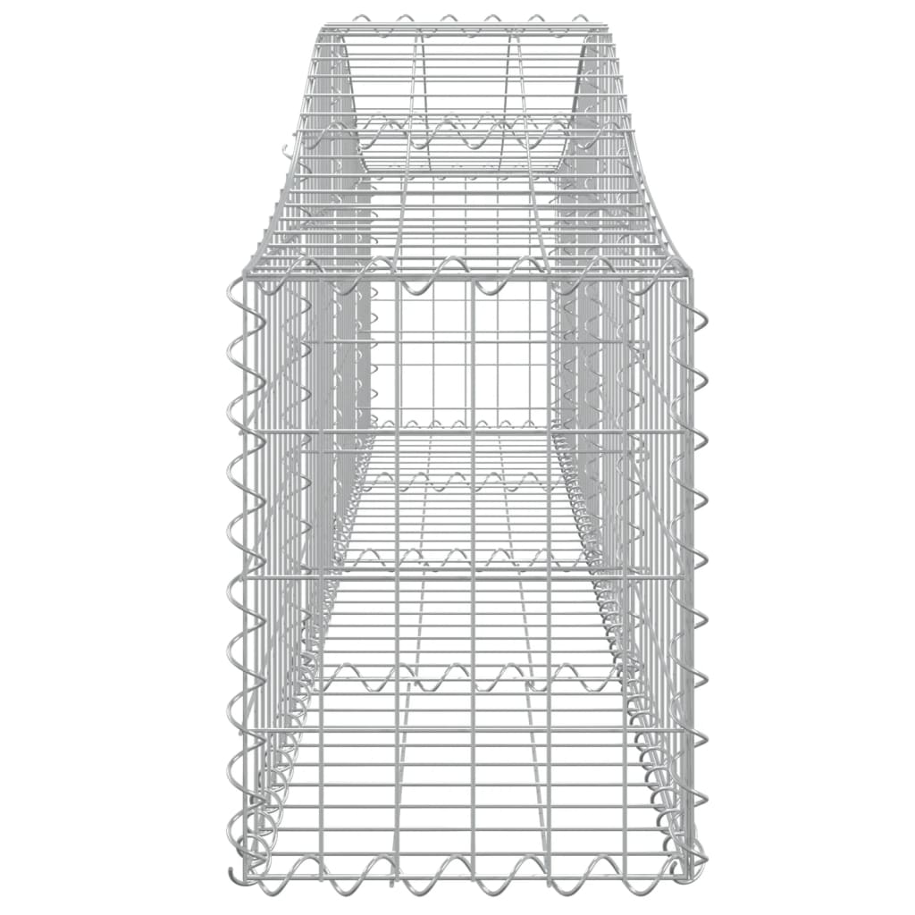 vidaXL Συρματοκιβώτια Τοξωτά 9 τεμ. 200x30x40/60 εκ. Γαλβαν. Ατσάλι - Image 5