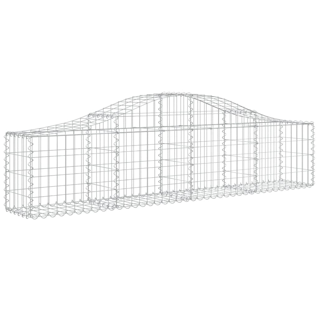 vidaXL Συρματοκιβώτια Τοξωτά 14 τεμ. 200x30x40/60 εκ. Γαλβαν. Ατσάλι - Image 3