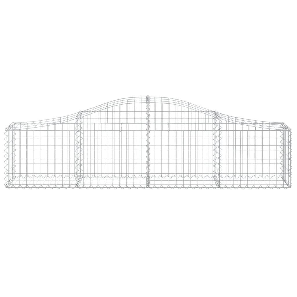 vidaXL Συρματοκιβώτια Τοξωτά 14 τεμ. 200x30x40/60 εκ. Γαλβαν. Ατσάλι - Image 4