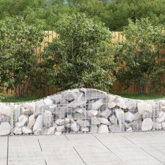 vidaXL Συρματοκιβώτια Τοξωτά 20 τεμ. 200x30x40/60 εκ. Γαλβαν. Ατσάλι