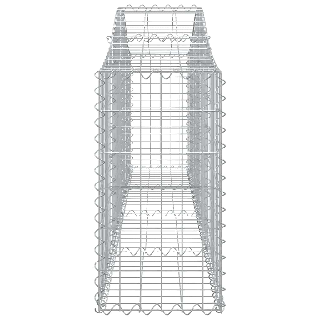 vidaXL Συρματοκιβώτια Τοξωτά 10 τεμ. 200x30x60/80 εκ. Γαλβαν. Ατσάλι - Image 5