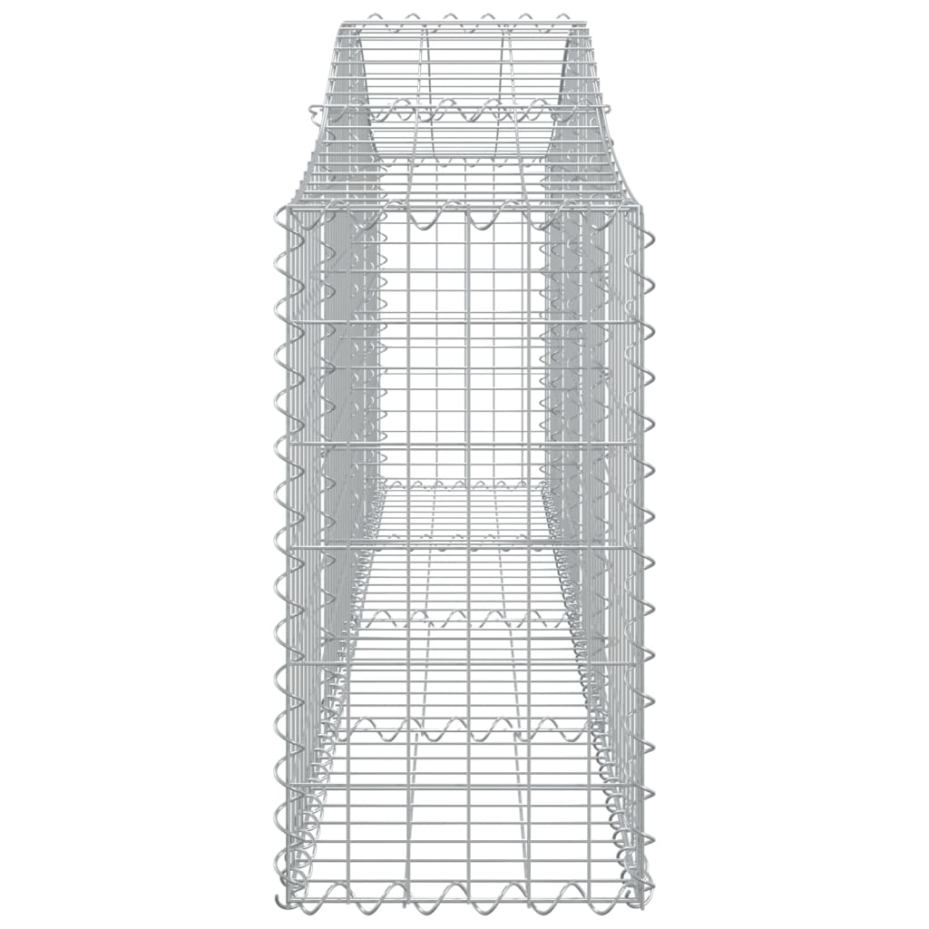 vidaXL Συρματοκιβώτια Τοξωτά 14 τεμ. 200x30x60/80 εκ. Γαλβαν. Ατσάλι - Image 5