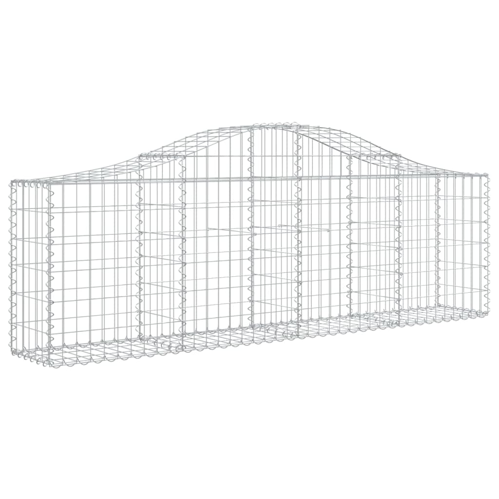 vidaXL Συρματοκιβώτια Τοξωτά 20 τεμ. 200x30x60/80 εκ. Γαλβαν. Ατσάλι - Image 3