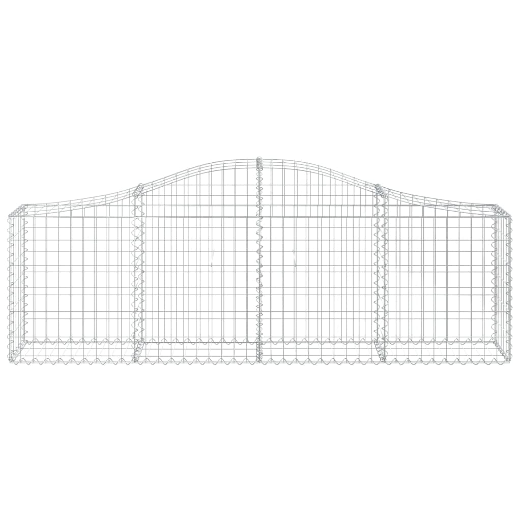 vidaXL Συρματοκιβώτια Τοξωτά 20 τεμ. 200x30x60/80 εκ. Γαλβαν. Ατσάλι - Image 4
