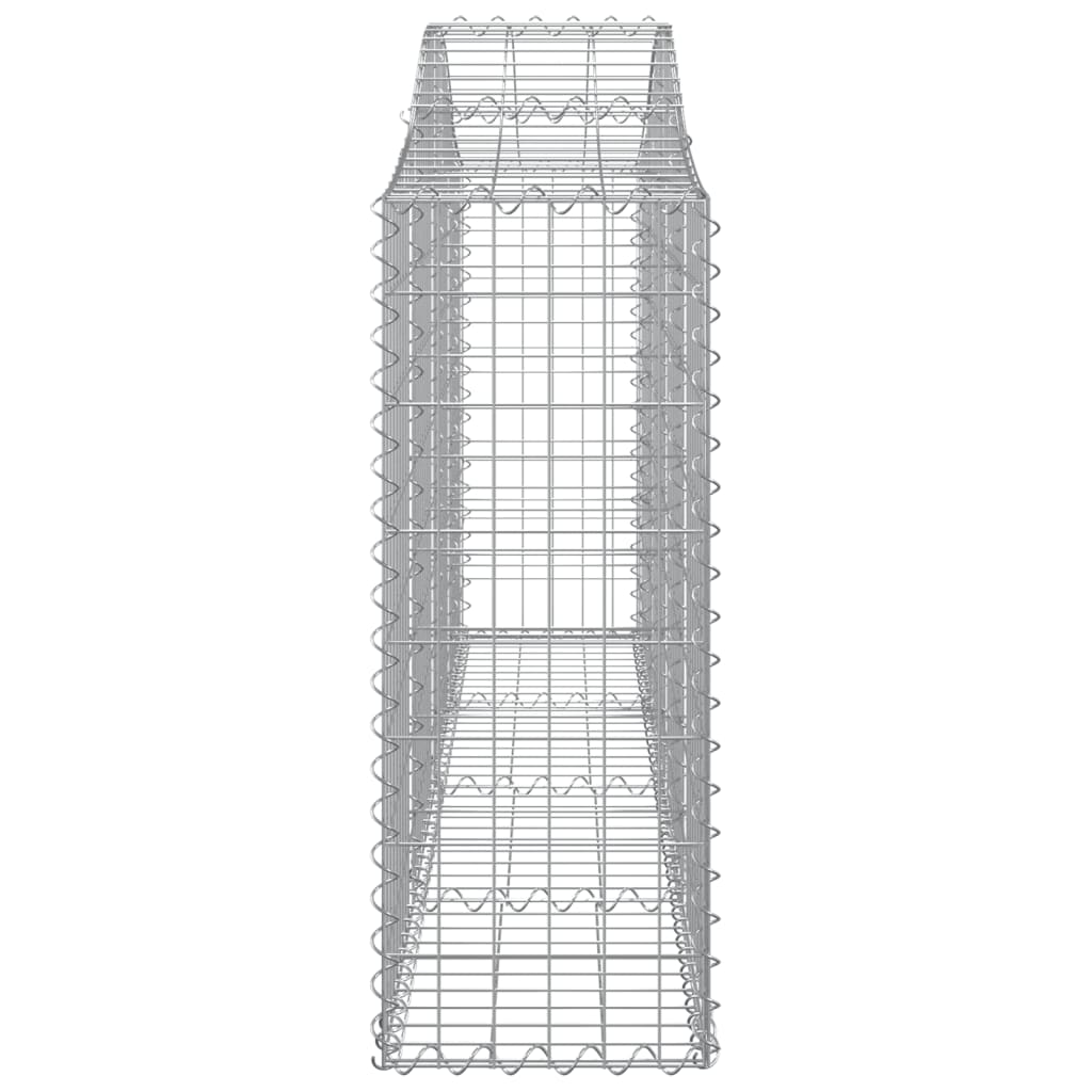 vidaXL Συρματοκιβώτια Τοξωτά 6 τεμ. 200x30x80/100 εκ. Γαλβαν. Ατσάλι - Image 5