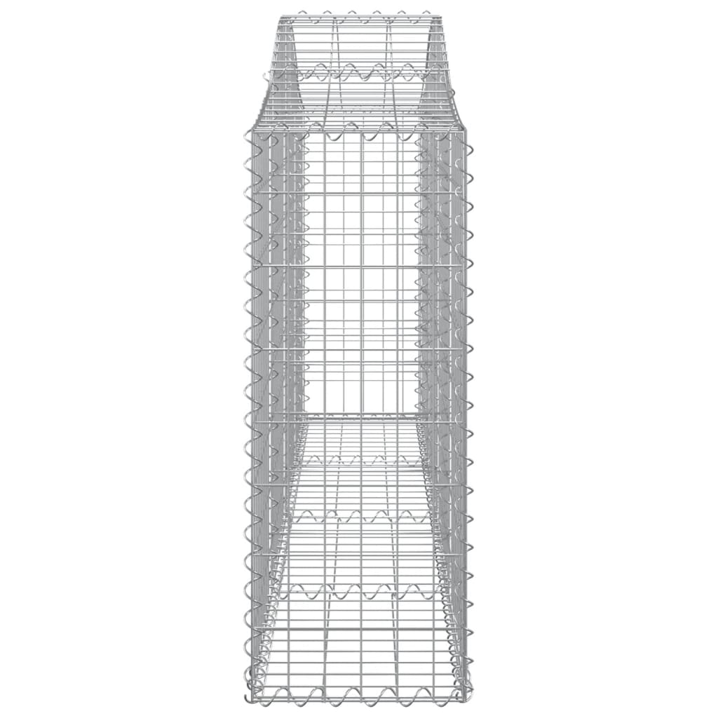 vidaXL Συρματοκιβώτια Τοξωτά 20 τεμ. 200x30x80/100 εκ. Γαλβαν. Ατσάλι - Image 5