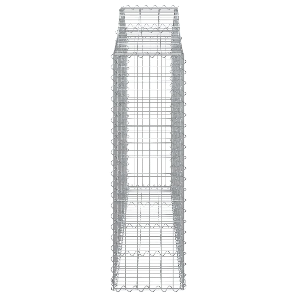 vidaXL Συρματοκιβώτια Τοξωτά 3 τεμ. 200x30x100/120 εκ. Γαλβαν. Ατσάλι - Image 5