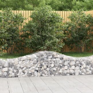 vidaXL Συρματοκιβώτια Τοξωτά 12 τεμ. 200x50x40/60 εκ. Γαλβαν. Ατσάλι