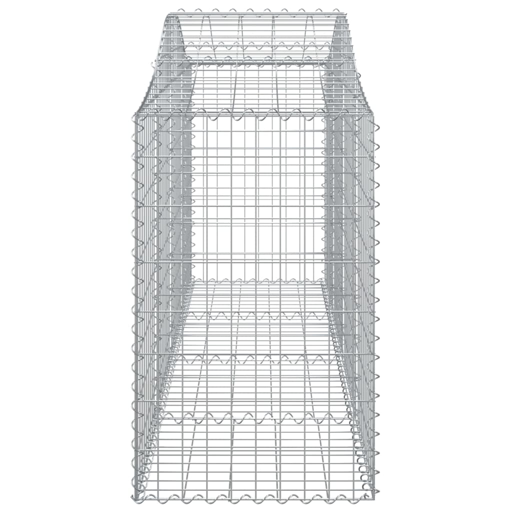 vidaXL Συρματοκιβώτια Τοξωτά 9 τεμ. 200x50x80/100 εκ. Γαλβαν. Ατσάλι - Image 5